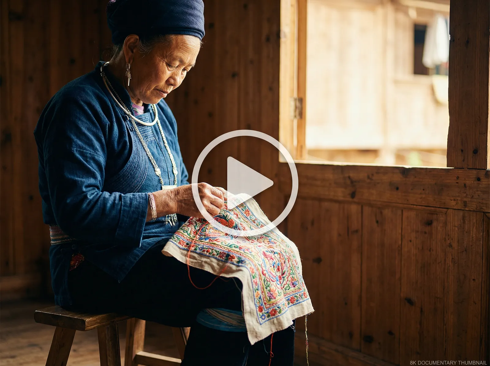 苗绣工艺纪录片缩略图 - 少妇视频